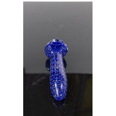FRACTAL BUBBLE GLASS HAND PIPE 4.5inch