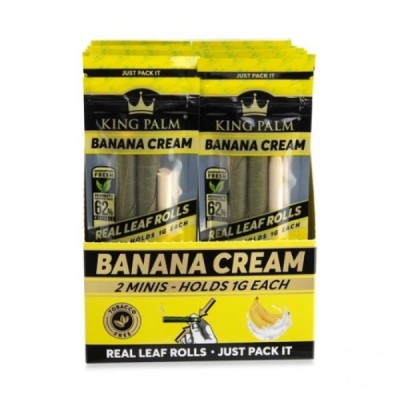 KING PALM 2PK MINI SIZE FLAVORED WRAPS - 20CT