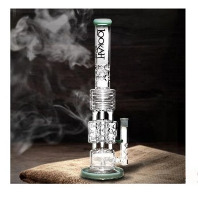 LOOKAH TOWER OF POWER GLASS WATER PIPE 19.9inch (WPC 377)