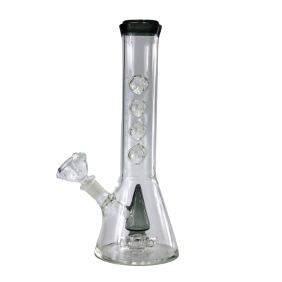 COLOR CONE WATER PIPE GREY 10inch