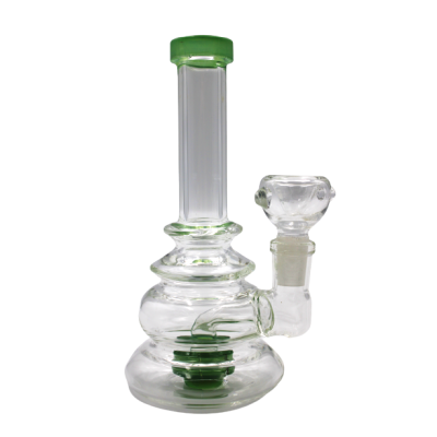 COLOR WHEEL WATER PIPE GREEN 6inch