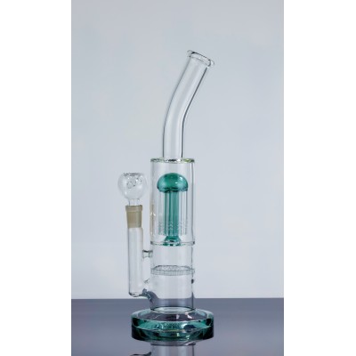 CURVED NECK JELLYFISH HONEYCOMB WATER PIPE 12inch