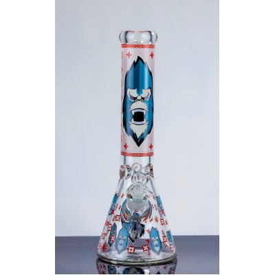 MAD GORILLA GLASS BEAKER WATER PIPE 14inch (GLOW IN DARK)
