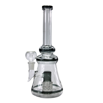 OVAL DUO TONE WATER PIPE GREY 10inch