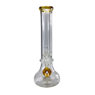 RING SPINNER WATER PIPE YELLOW 14inch