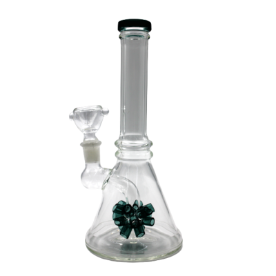 SOLID SPINNER WATER PIPE GREEN 9inch