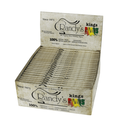 RANDY'S ROOTS KING SIZE PAPERS (NATURAL HEMP)