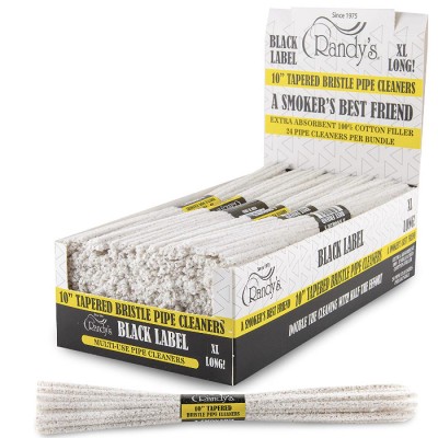 RANDY'S 10inch TAPERED BRISTLE PIPE CLEANER 30 COUNT