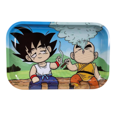 ROLLING TRAY WITH LID DRAGON BALL Z 11 X 8