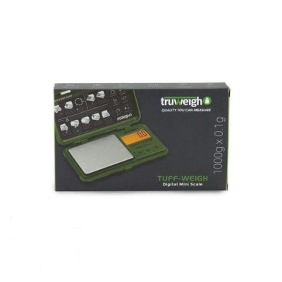 TRUWEIGH TUFF WEIGH SCALE (1000G X 0.1G)  - GREEN/BLACK