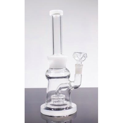 BUTTON TANK GLASS WATER PIPE 9inch