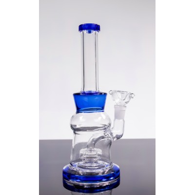 BUTTON TANK GLASS WATER PIPE 9inch