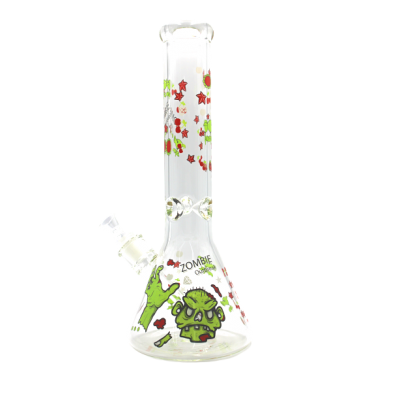 ZOMBIE OUTBREAK GLASS WATER PIPE