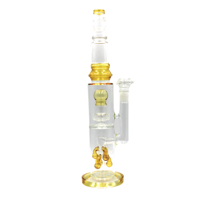 BALL WATER PIPE GOLD 16inch