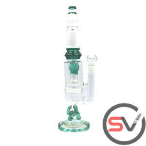 BALL WATER PIPE DARK GREEN 16inch