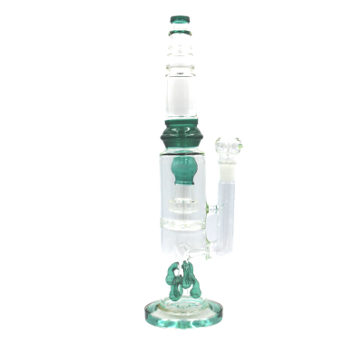BALL WATER PIPE DARK GREEN 16inch