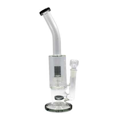 BENT NECK UFO WATER PIPE GREY 14inch