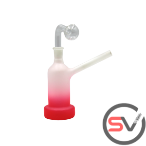 BOTTLE SHAPED OIL BURNER RED 5inch