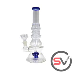 COLOR WHEEL WATER PIPE BLUE 9inch