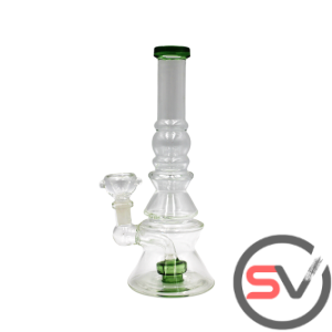 COLOR WHEEL WATER PIPE GREEN 9inch