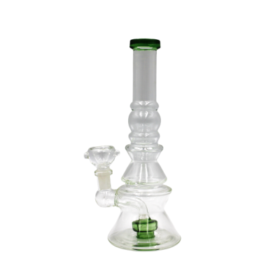 COLOR WHEEL WATER PIPE GREEN 9inch
