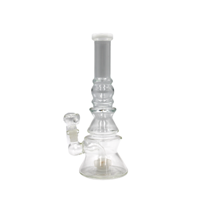 COLOR WHEEL WATER PIPE WHITE 9inch