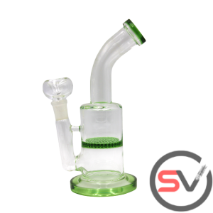 HONEYCOMB WATER PIPE GREEN 8inch