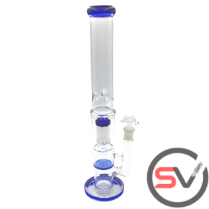 JELLYFISH HONEYCOMB WATER PIPE BLUE 16inch