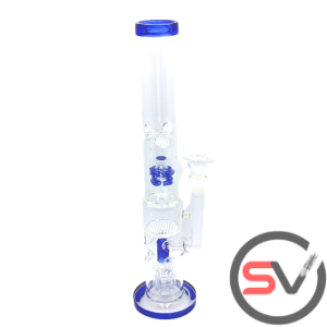 MAC HONEYCOMB WATER PIPE BLUE 16inch