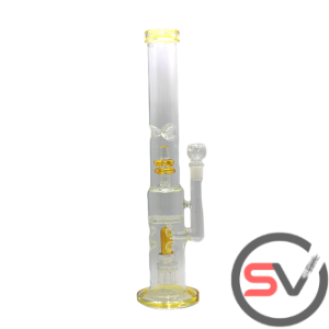 MAC HONEYCOMB WATER PIPE GOLD 16inch