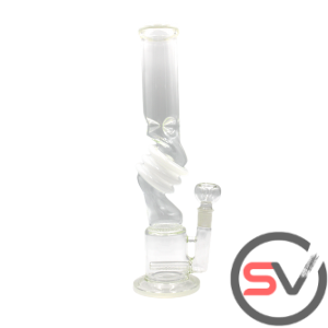 SHOCK WATER PIPE WHITE 15inch