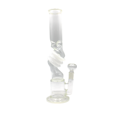 SHOCK WATER PIPE WHITE 15inch
