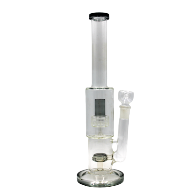 STRAIGHT NECK UFO WATER PIPE GREY 14inch
