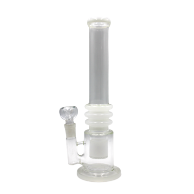 TRIPLE RING WATER PIPE WHITE 13inch