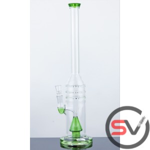 THREE RING COLORED CONE WATER PIPE 16inch