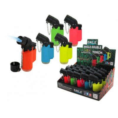 EAGLE TORCH MINI-ANGLE NEON DOUBLE -TORCH (20CT/DISPLAY)