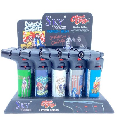 SKY 4inch CHEECH & CHOONG SIDE TORCH - SK101CC (15CT/DISPLAY)