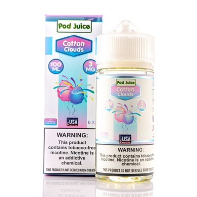 POD JUICE TFN ELIQUID 100ML - COTTON CLOUDS